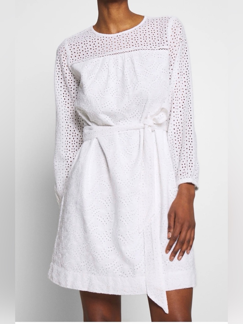 GAP White Eyelet Midi Dress